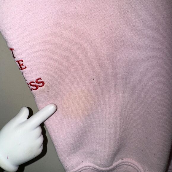 Official Harry Styles Pink Sweatshirt Women's M TPWK Authentic Embroidered Top - Picture 4 of 7